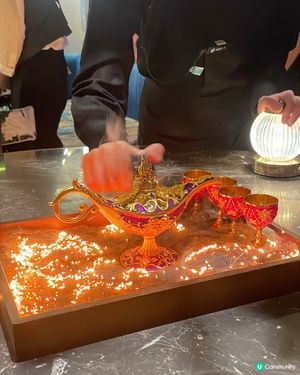 魔杖點燃、酒液變色、維港夜景！這家餐酒吧的體驗太魔幻！