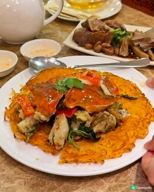 正潮樓$698二人餐💥必食金不換炒蟹🦀😋