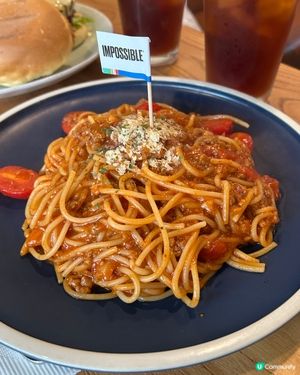 不可能肉醬意粉 