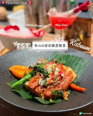 尖沙咀打卡餐廳🏝️  維港景+度假風 🥂