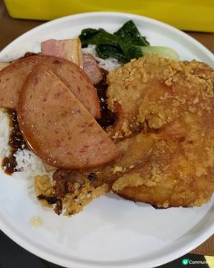🍗九龍灣必食隱世餐廳🔥超巨型超邪惡炸雞髀飯💜