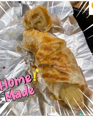 🍳小編廚房：酥皮焗香蕉🍌 #手殘 #簡易版