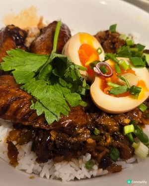 漁樂台式滷水雞翼肉燥飯