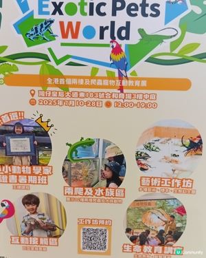 暑假帶仔女去邊好？兩棲爬蟲展🦎！