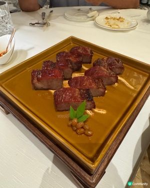 萬豪金殿🔥貴妃叉燒！西班牙黑毛豬😋 必食！