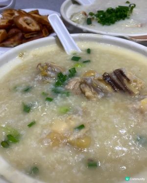 元朗地道美食🐤濃雞味新記雞粥