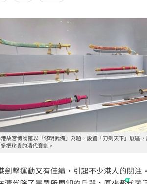 西九故宮首展道光御賜白虹刀《渤海閱師圖》重現清代海軍軍演