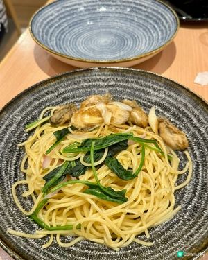 香煎蠔肉意粉😋，銅鑼灣崇光必食推介！🤤 