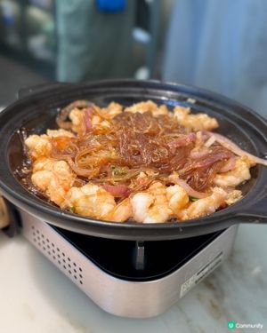 粉絲蝦煲好味🤤 園林餐廳好Chill🌿