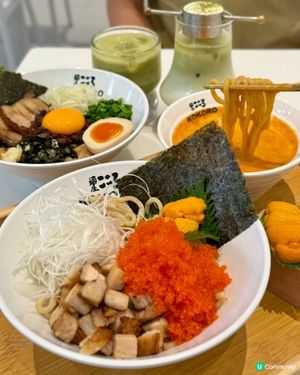 日本過江龍🤭新推出海膽沾麵🤤！鮮味爆燈！😋