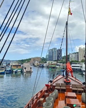 張保仔號🛥️ 影相打卡非常好🥰維港遊至鯉魚門之旅😍