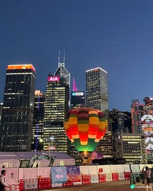 香港國際熱氣球節，中環海濱活動空間