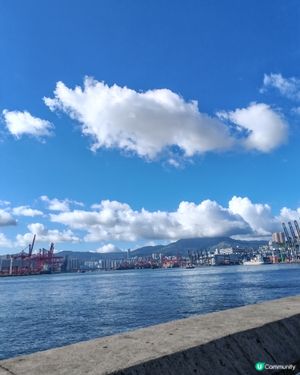 昂船洲大橋的天空超美