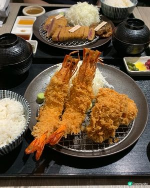 京都勝牛海老蠔炸物🤤！正到爆！💯