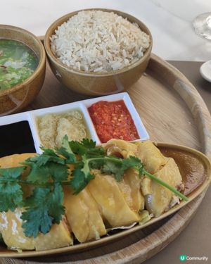黃金海岸沙嗲軒海南雞飯🤤！滑嫩雞肉超正！