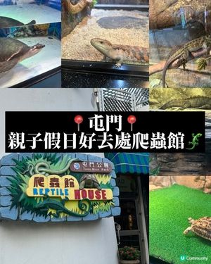 免費睇爬蟲🦎帶仔女放電！