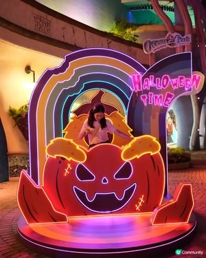 一年一度我最喜愛既海洋公園哈囉喂又黎啦👻🎃💀🧡