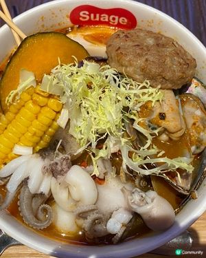 朗豪坊咖哩湯拉麵🍜！估唔到咁正🤤！