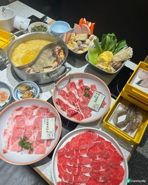 一鍋堂打邊爐抵食之選😈 任食日本黑毛和牛A4+🥩
今次我