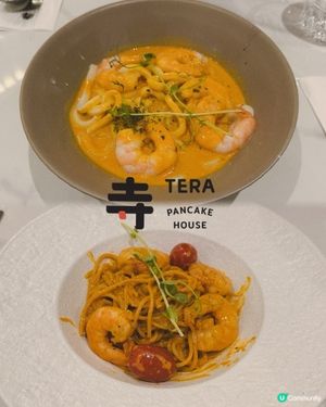 極濃蝦湯烏冬 vs 意粉！😋 大圍掃食！
