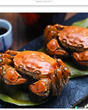 都會海逸酒店 一皇一后清蒸大閘蟹