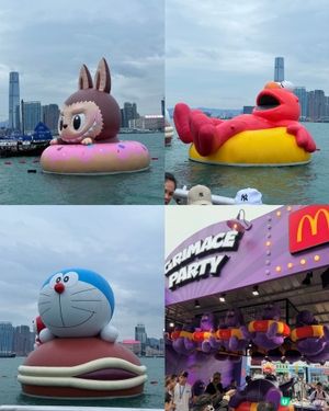 維港海上遊市集!Labubu巨型滑嘟嘟打卡🎪📸🧇