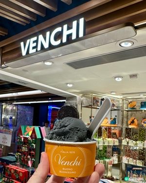 🍦黑芝麻甜品推介｜Venchi 石磨黑芝麻味 Gelato😍