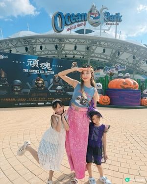 萬聖節🎃海洋公園攻略！👻 玩轉哈囉喂全園祭！🎢