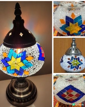 萬聖節👻🎃DIY土耳其馬賽克神燈🎃💡