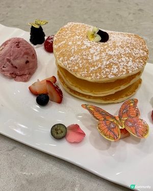 下午茶🤤！班戟+窩夫，幸福感爆燈！🥞