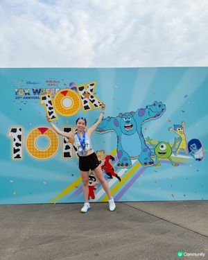 2025.11.02 迪士尼跑！🏃‍♀️💨 沿路打氣超正！🥳