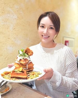 【美食】韓式開心果窩夫💚🥞✨️