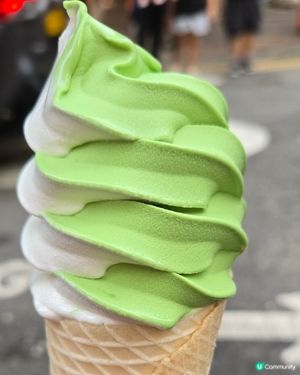 冰雪時光🐄牛乳抹茶🍵軟雪糕🍦