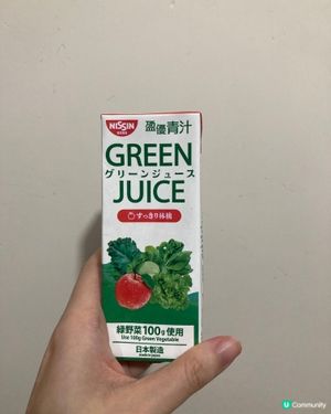 日本青汁初體驗！🍎 好飲😋