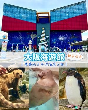 『日本』大阪海遊館🌊｜療癒的太平洋海底之旅🩵