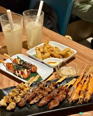 堅豐廚房串燒🤤！正宗古法燒鰂魚🐟！