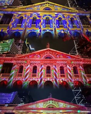 香港聖誕小鎮 美不勝收😍