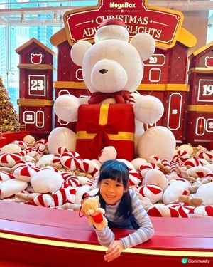 聖誕熊啤啤🎄萌爆5中庭！打卡必去📸