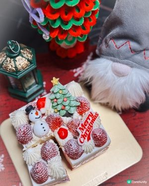 聖誕士多啤梨蛋糕🍓！低糖健康又好味😋！