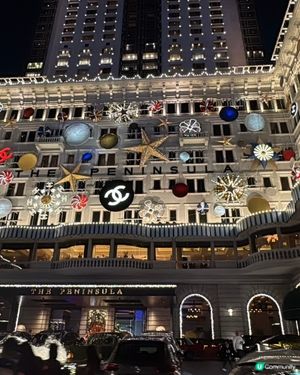 半島酒店聖誕夜景🌃☺️