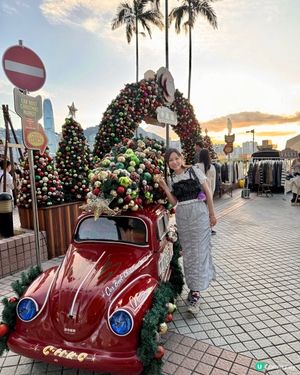 中港城 車尾箱聖誕市集 + 巨美日落