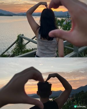 香港必去日落美景，沿途踩單車🚲欣賞香港的風光🥰