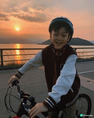 假期好去處——大美督踩單車睇日落享受家庭樂