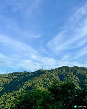 蝴蝶山上看日落