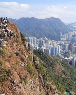 【慈雲山至畢架山花園行山篇】天梯石、獅尾脊、獅子山，筆架山觀景台