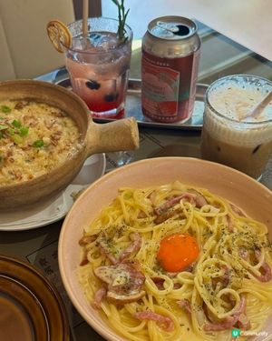 創意茶記Fusion！必試腐乳卡邦尼意粉！😋