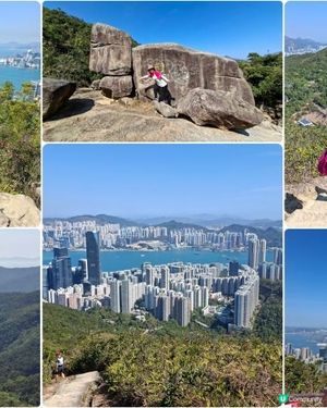 【畢拉山道至勵德邨行山篇】懸空棧道、渣甸山、小馬山、龜石、紅香爐峰