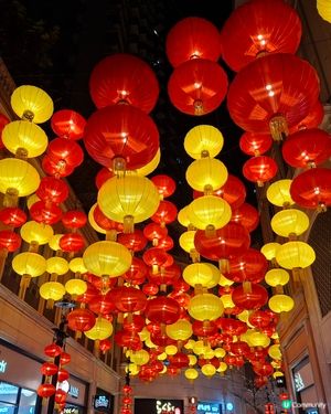 ✨香港假日好去處😍灣仔利東街新春活動「燈海桃林賀新歲」🥳