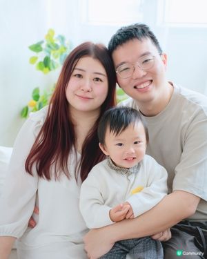 家庭照初體驗🥰👶📸