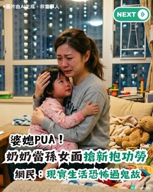 婆媳PUA！奶奶當外人同孫女面搶功勞 網民：現實生活恐怖過鬼故